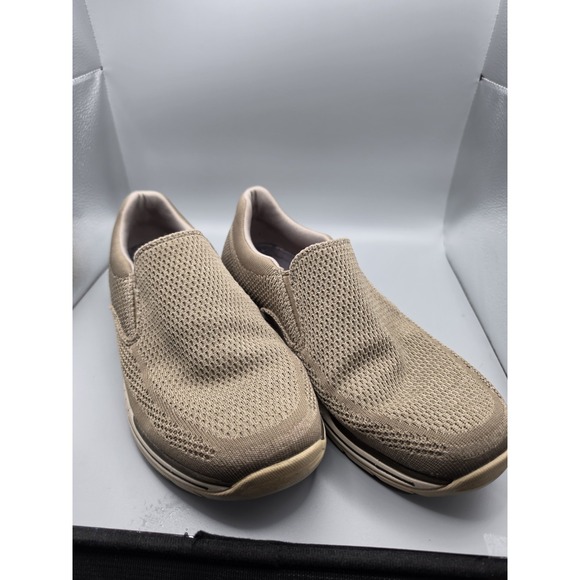 Skechers Other - Skechers Men's Size 11 Taupe Knit Slip On Comfort Walking Casual Shoes 65086